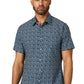 Cion Short Sleeve Shirt (Navy) | 7 Diamonds