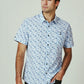 Marino Short Sleeve Shirt (Blue) Style | 7 Diamonds