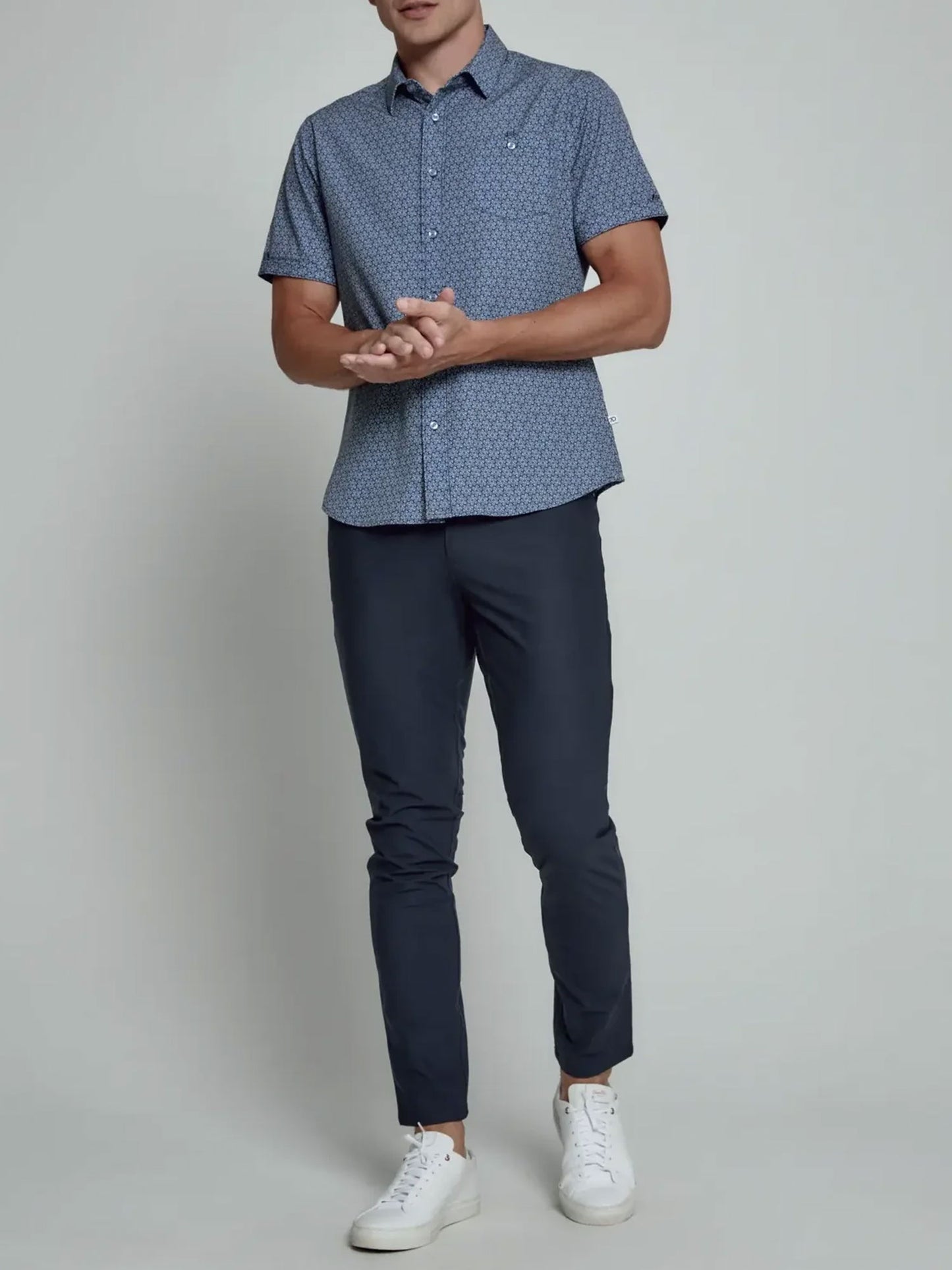 Maxwell Short Sleeve Shirt (Navy)