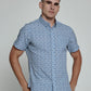 Lucca Short Sleeve Shirt (Blue)