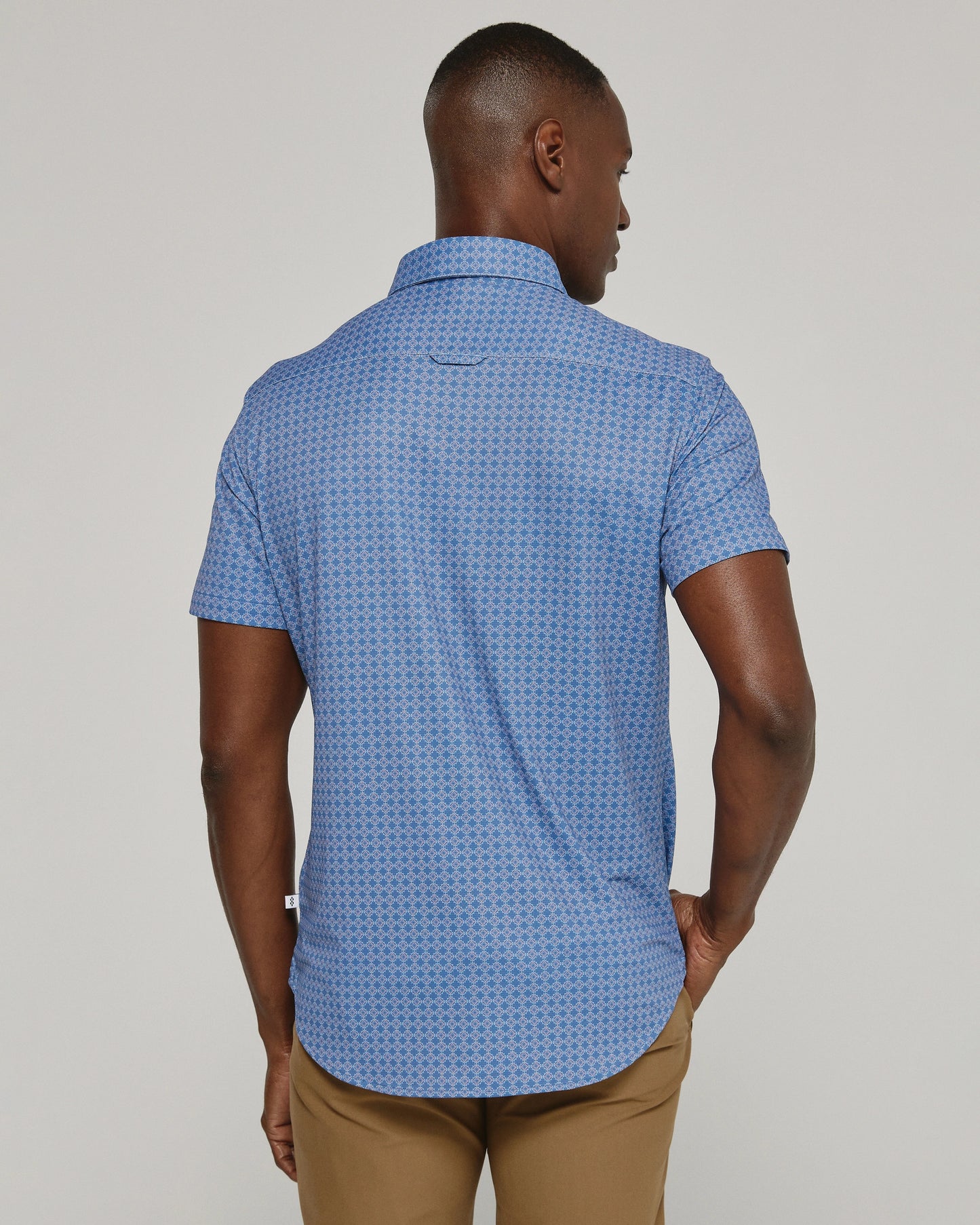 Morris Short Sleeve Shirt (Slate Blue)