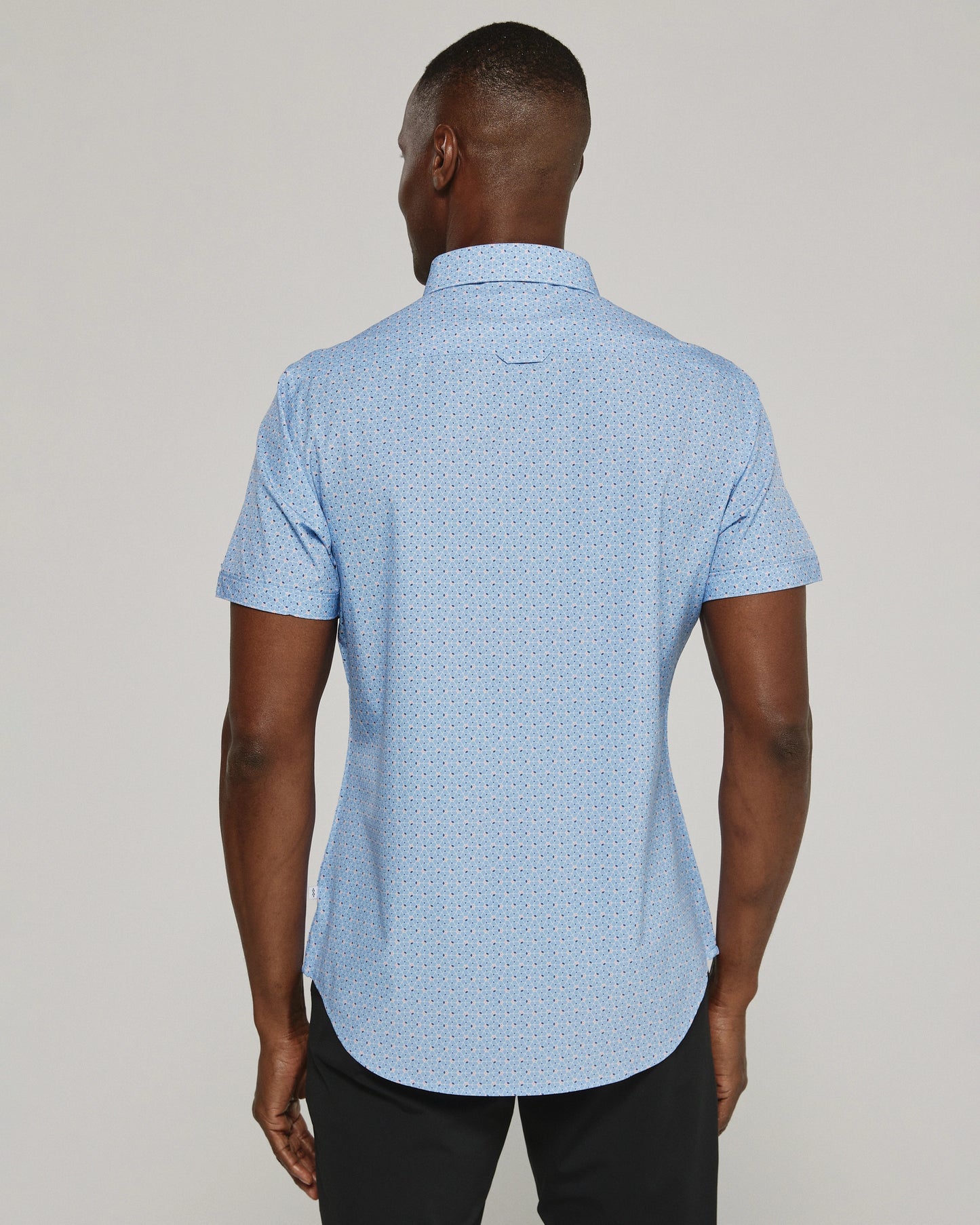 Ostin Short Sleeve Shirt (Dusty Blue)