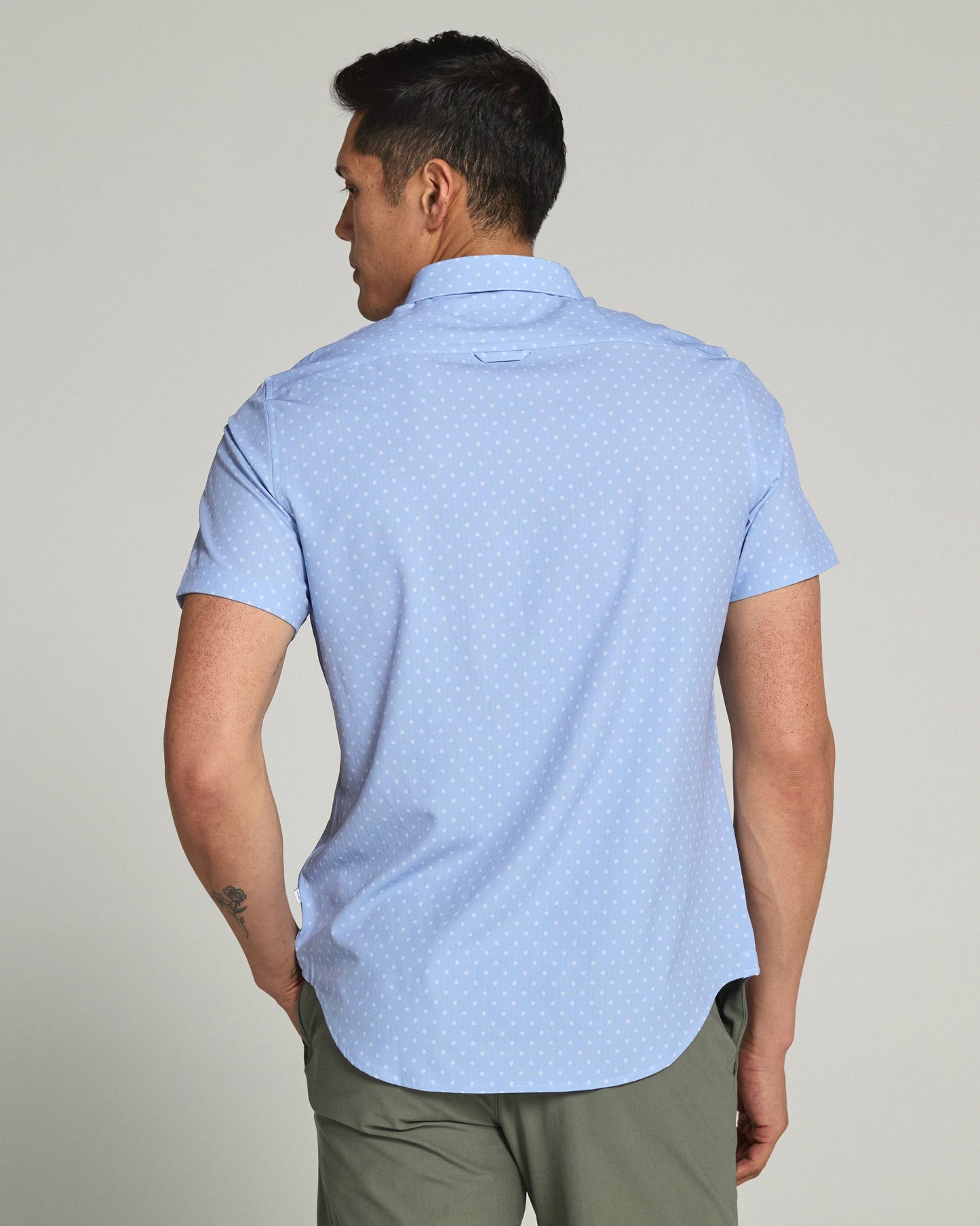 Gareth Short Sleeve Shirt (Blue)