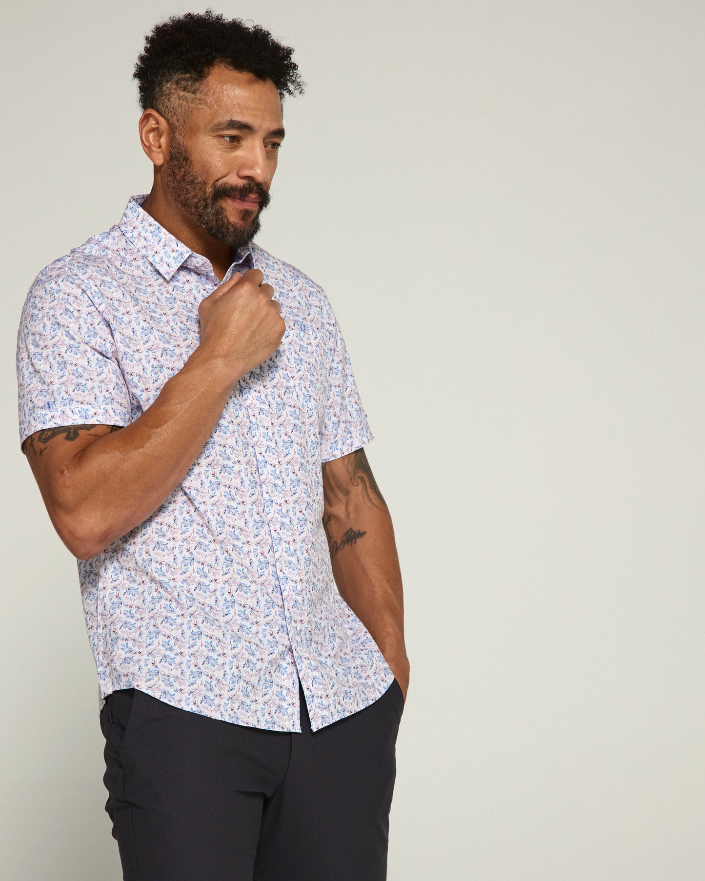 Eliseo Short Sleeve Shirt (White)