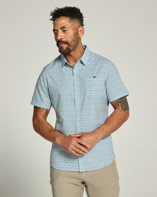 Leandro Short Sleeve Shirt (Seafoam)