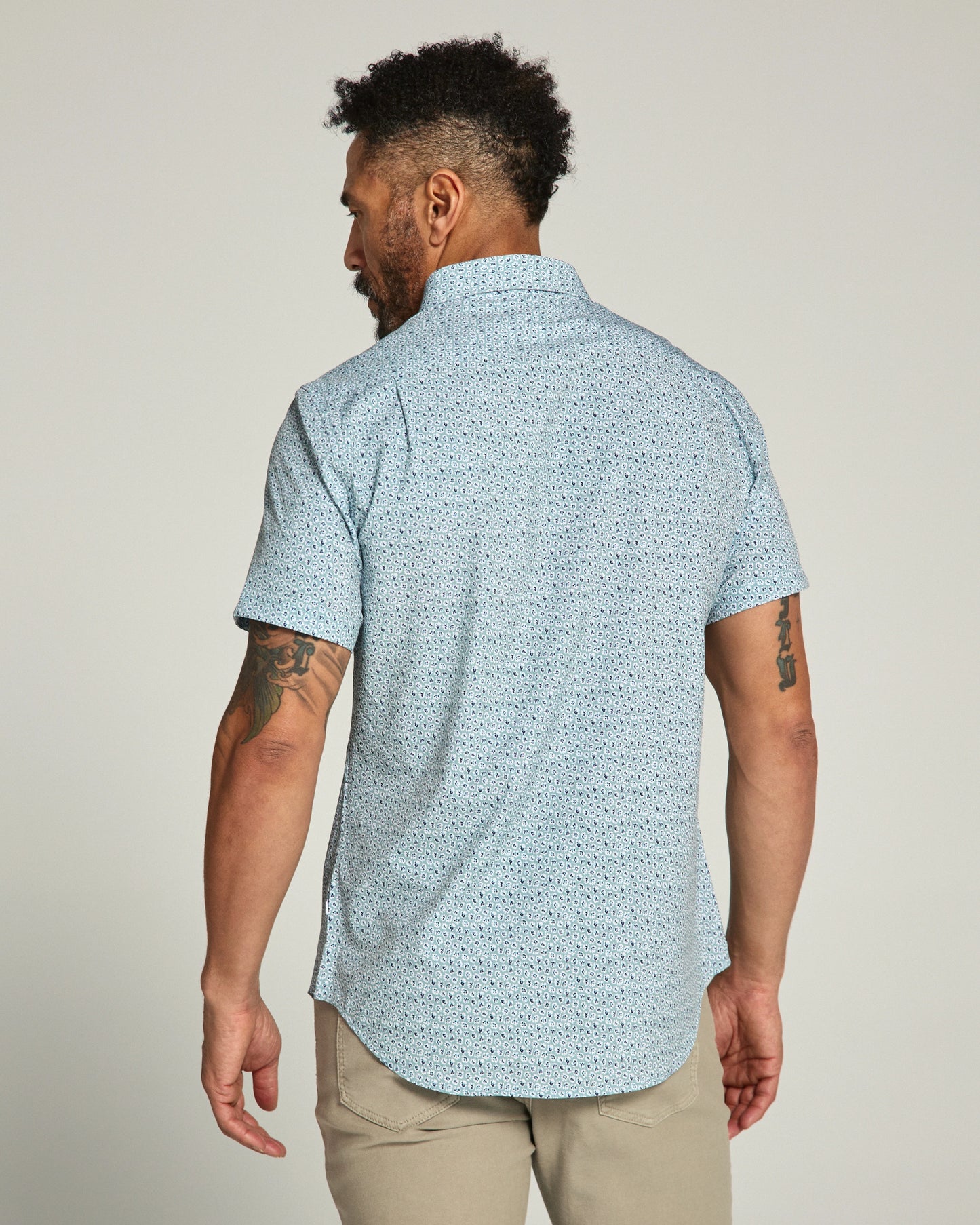 Leandro Short Sleeve Shirt (Seafoam)