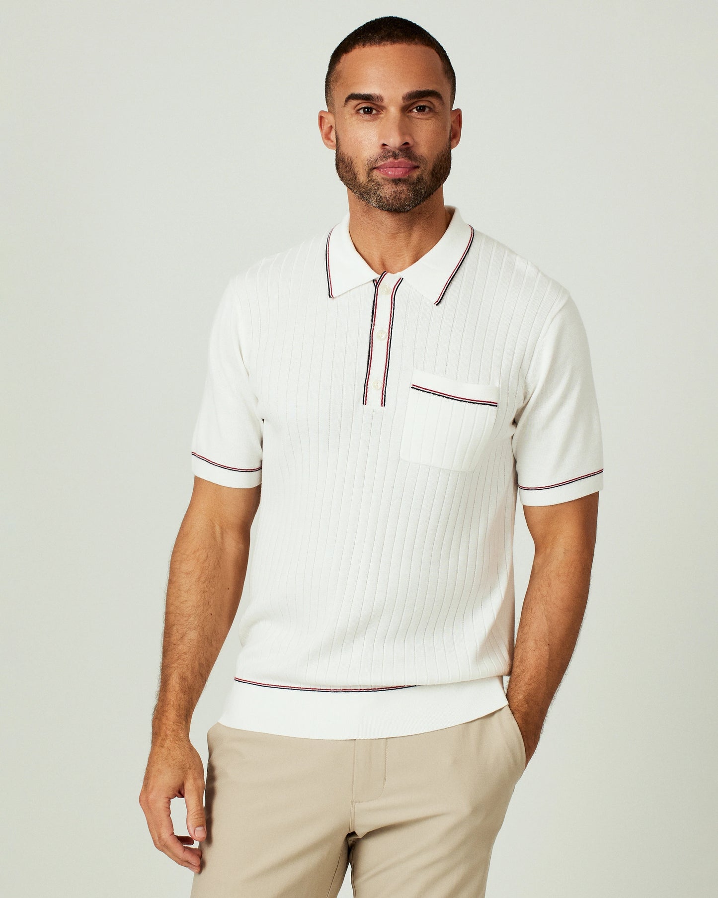 Enzo Sweater Polo (Ivory)