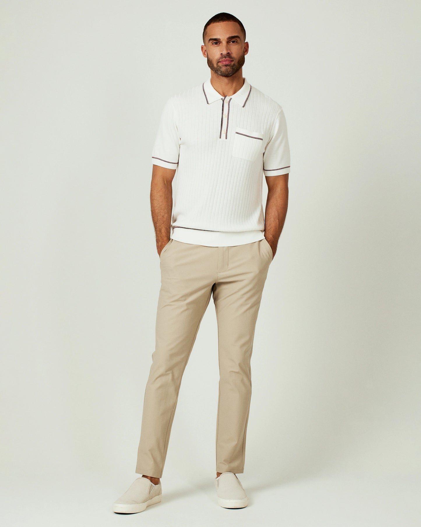 Enzo Sweater Polo (Ivory)