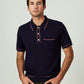 Enzo Sweater Polo (Navy)