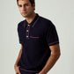 Enzo Sweater Polo (Navy)