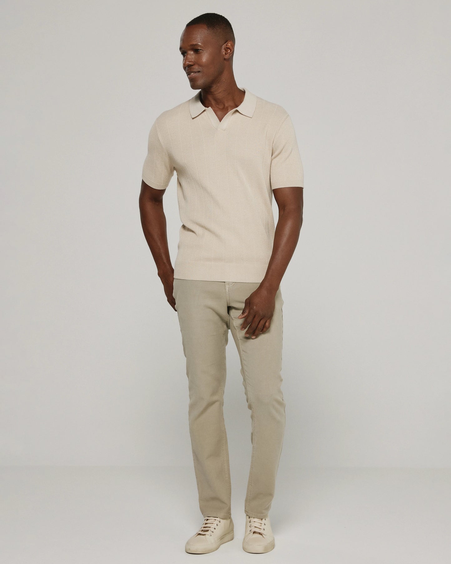 Yael Sweater Polo (Beige)