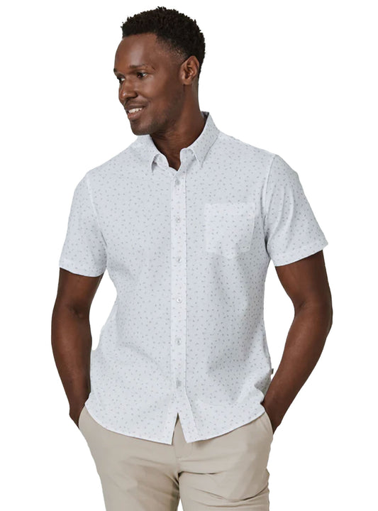 Lisse Short Sleeve Shirt (White)