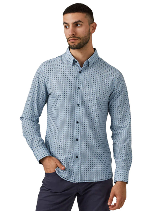 Meknes Long Sleeve Shirt (Light Blue)