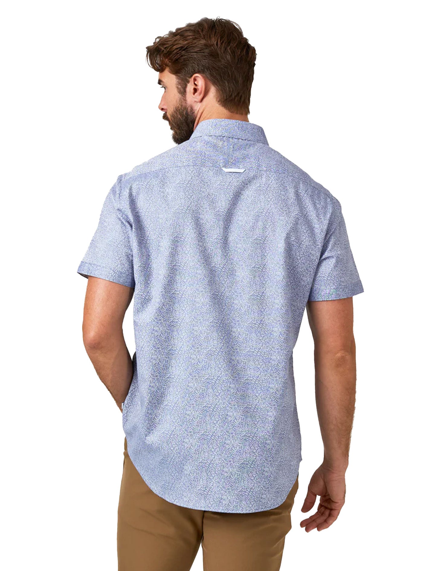 Rhodes Short Sleeve Shirt (Blue)