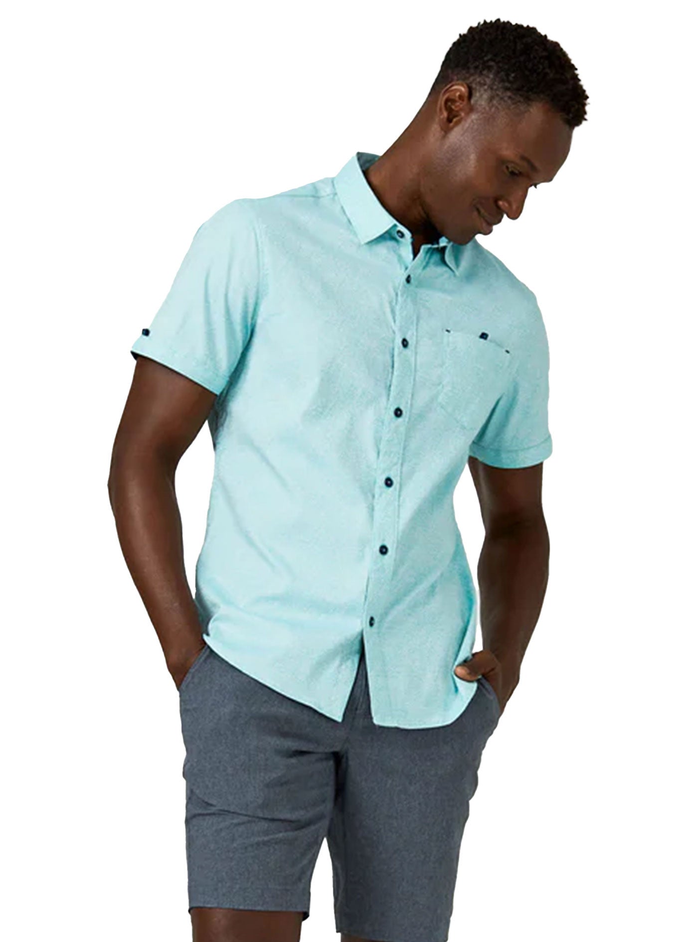 Rhodes Short Sleeve Shirt (Mint)