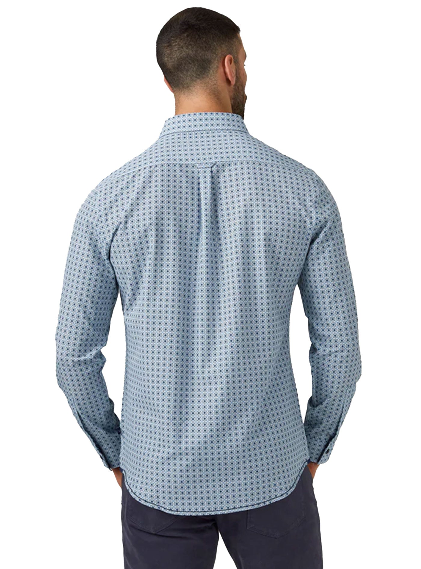 Meknes Long Sleeve Shirt (Light Blue)