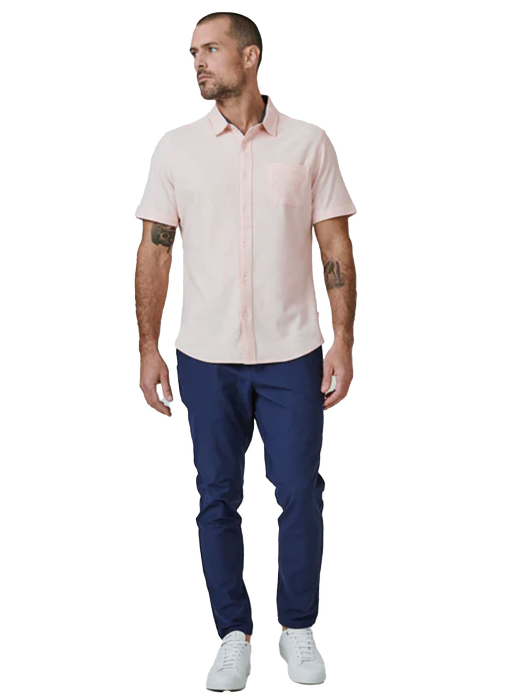 Cabbo Short Sleeve Shirt (Coral)
