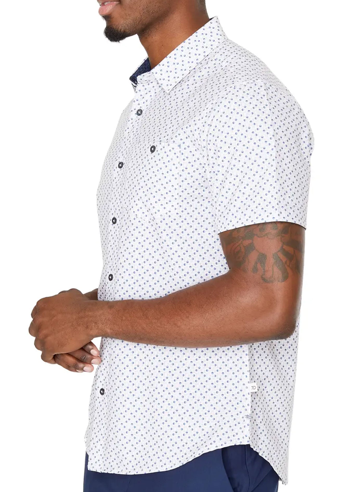 Lunar Shift Short Sleeve Shirt (Bone White)