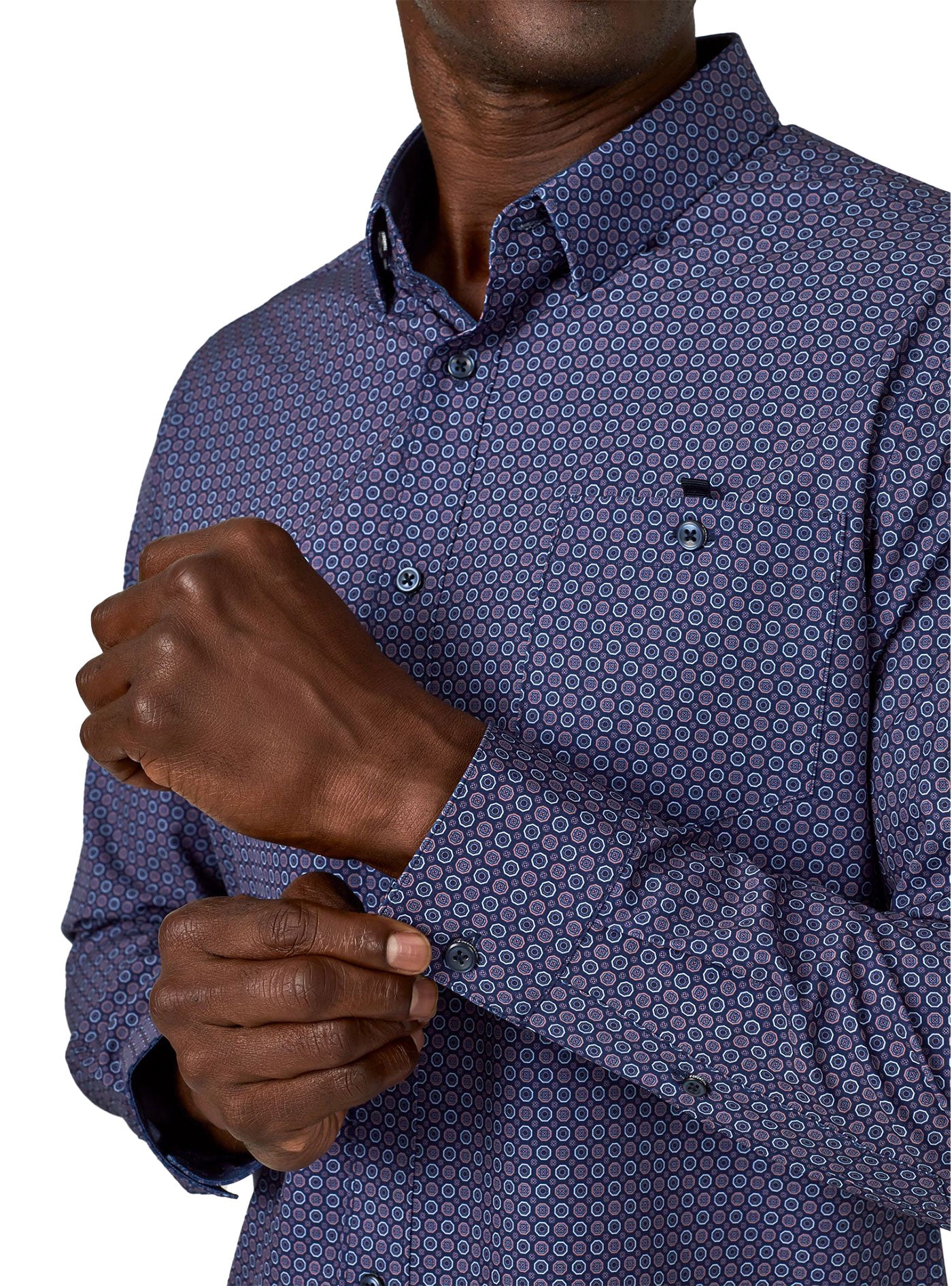 Faro Long Sleeve Shirt (Navy)