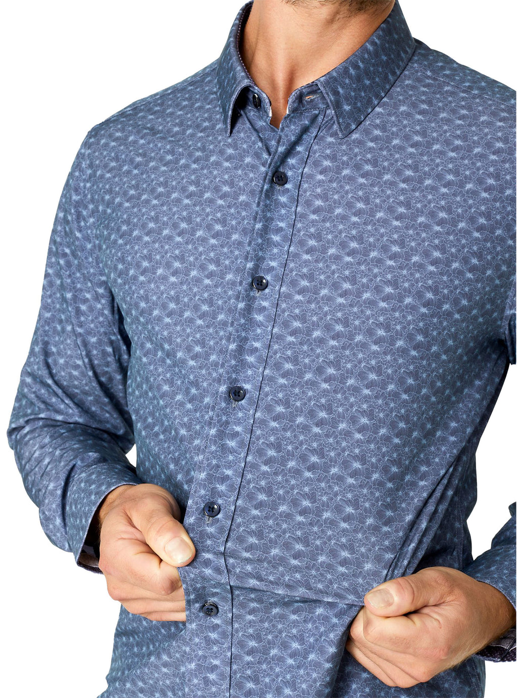 Adore You Long Sleeve Shirt (Navy)